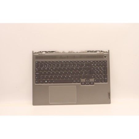 Lenovo 5CB1J23747 Palmrest Top Case con tastiera, Portoghese, Grigio minerale