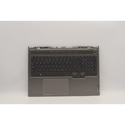 Lenovo 5CB1J23751 Palmrest Top Case con tastiera, Inglese Regno Unito, Grigio minerale
