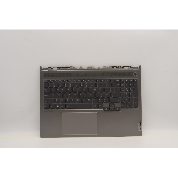 Lenovo 5CB1J23751 Palmrest Top Case con tastiera, Inglese Regno Unito, Grigio minerale