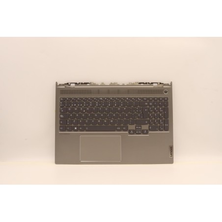 Lenovo 5CB1J23753 Palmrest Top Case con tastiera, Spagnolo, Grigio minerale