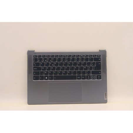 Lenovo 5CB1J23774 Palmrest Top Case con tastiera, Belga, verde acqua scuro, UK