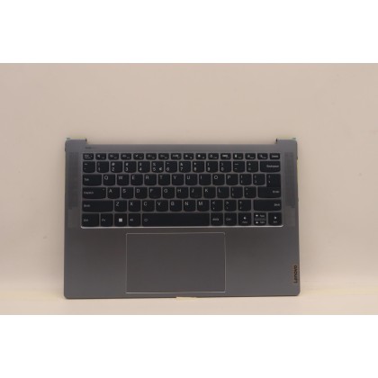 Lenovo 5CB1J23784 Palmrest Top Case con tastiera, Inglese (Stati Uniti/Europa), Verde acqua scuro