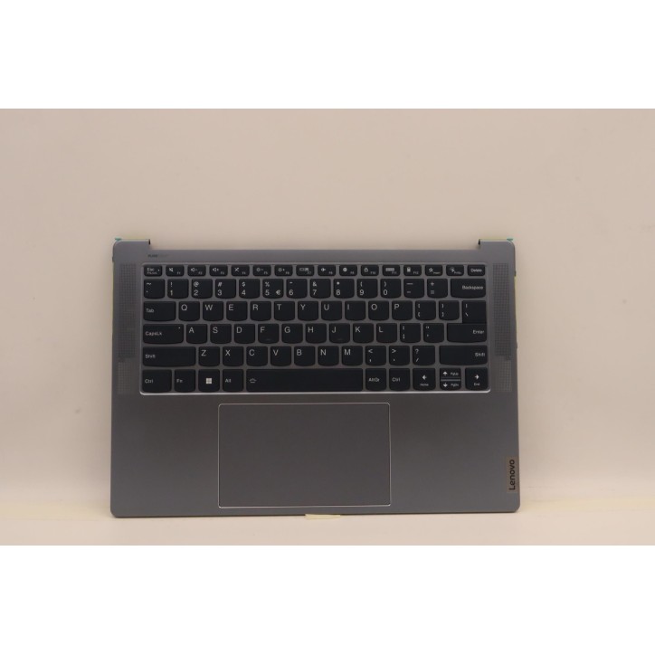 Lenovo 5CB1J23784 Palmrest Top Case con tastiera, Inglese (Stati Uniti/Europa), Verde acqua scuro