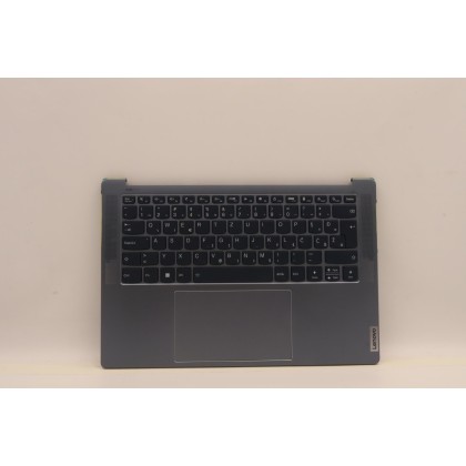 Lenovo 5CB1J23823 Palmrest Top Case con tastiera, Sloveno, Verde acqua scuro