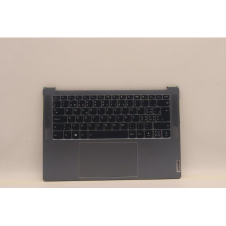 Lenovo 5CB1J23827 Palmrest Top Case con tastiera, Svizzera, Verde acqua scuro