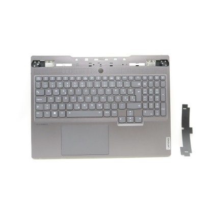 Lenovo 5CB1J30898 Palmrest Top Case con tastiera, Sloveno, Retroilluminazione, Lettore di impronte digitali
