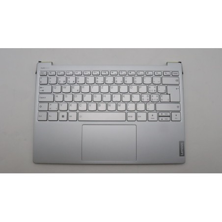 Lenovo 5CB1J31341 Palmrest Top Case con tastiera, Svizzera, Grigio nuvola, Retroilluminazione bianca