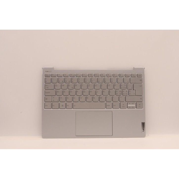 Lenovo 5CB1J31373 Palmrest Top Case con tastiera, Svizzera, Grigio nuvola