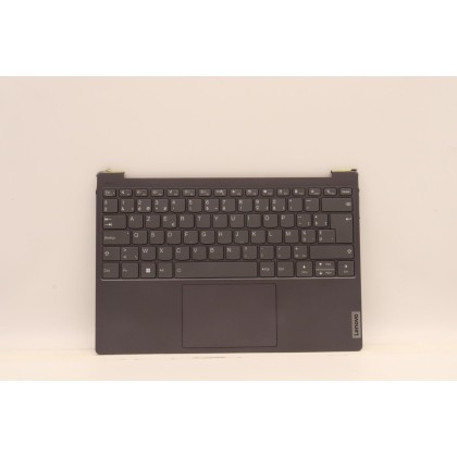 Lenovo 5CB1J31381 Palmrest Top Case con tastiera, Belga, grigio tempesta, UK