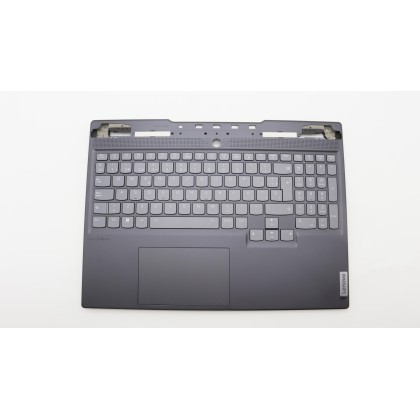 Lenovo 5CB1J31476 Palmrest Top Case con tastiera, Spagnolo, Grigio onice, Retroilluminazione RGB