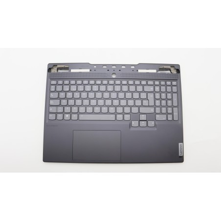 Lenovo 5CB1J31476 Palmrest Top Case con tastiera, Spagnolo, Grigio onice, Retroilluminazione RGB