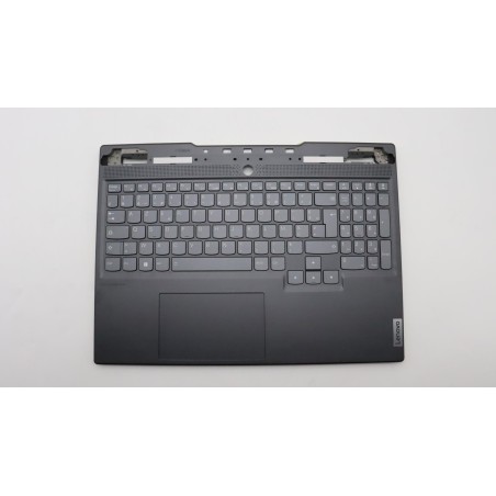 Lenovo 5CB1J31493 Palmrest Top Case con tastiera, Francese, Grigio onice, Retroilluminazione bianca