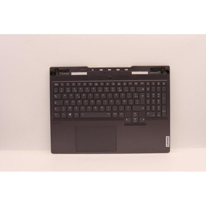 Lenovo 5CB1J32260 Palmrest Top Case con tastiera, Francese, grigio tempesta, Retroilluminazione RGB