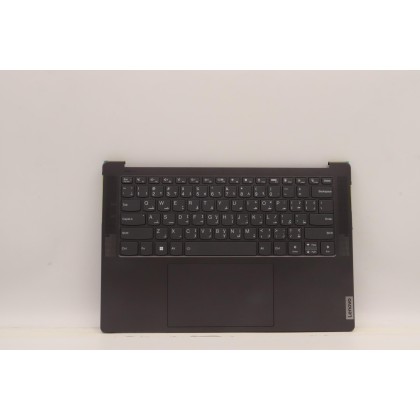 Lenovo 5CB1J35999 Palmrest Top Case con tastiera, Arabo, grigio tempesta, US