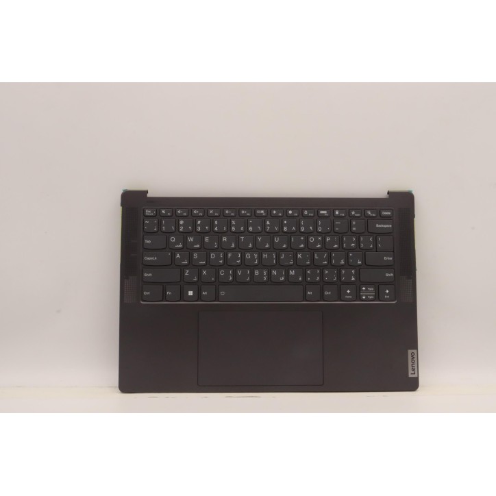 Lenovo 5CB1J35999 Palmrest Top Case con tastiera, Arabo, grigio tempesta, US