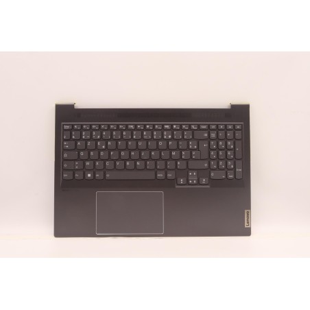 Lenovo 5CB1J37699 Palmrest Top Case con tastiera, Francese, Grigio