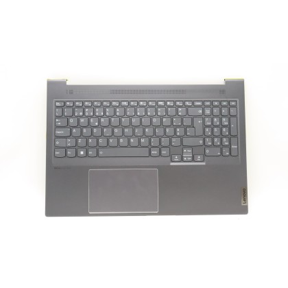 Lenovo 5CB1J37713 Palmrest Top Case con tastiera, Portoghese, grigio