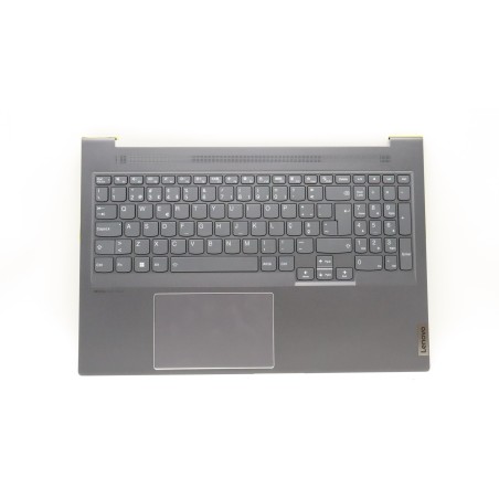 Lenovo 5CB1J37713 Palmrest Top Case con tastiera, Portoghese, grigio