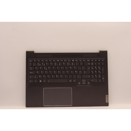 Lenovo 5CB1J38399 Palmrest Top Case con tastiera, Belga, grigio tempesta, UK