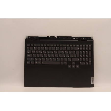 Lenovo 5CB1J38489 Palmrest Top Case con tastiera, Bulgaro, nero, Retroilluminazione, UK