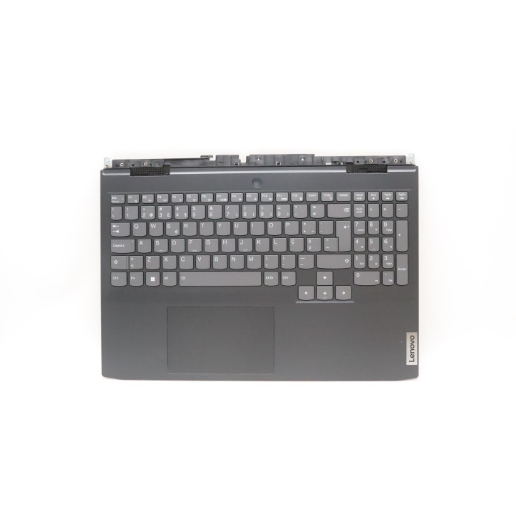 Lenovo 5CB1J50981 Palmrest Top Case con tastiera, Portoghese, nero, Retroilluminazione RGB