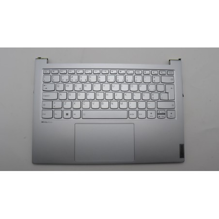 Lenovo 5CB1J51030 Palmrest Top Case con tastiera, Portoghese, Grigio nuvola