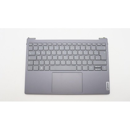 Lenovo 5CB1K62564 Palmrest Top Case con tastiera, Tedesco, grigio tempesta
