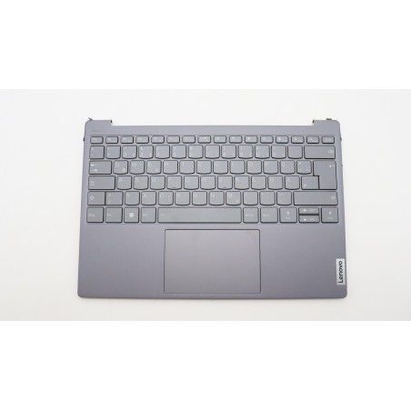 Lenovo 5CB1K62564 Palmrest Top Case con tastiera, Tedesco, grigio tempesta