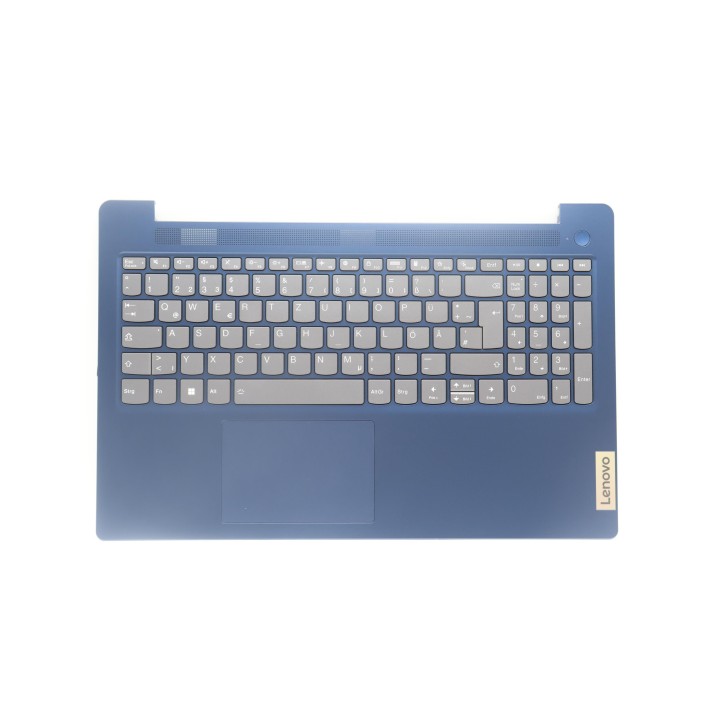 Lenovo 5CB1K95205 Palmrest Top Case con tastiera, Tedesco, blu scuro, Retroilluminazione