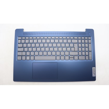 Lenovo 5CB1K95215 Palmrest Top Case con tastiera, Lingue scandinave, blu scuro, Retroilluminazione