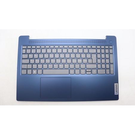 Lenovo 5CB1K95215 Palmrest Top Case con tastiera, Lingue scandinave, blu scuro, Retroilluminazione