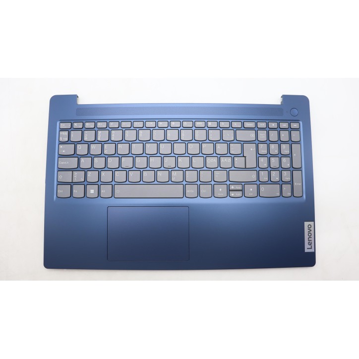 Lenovo 5CB1K95215 Palmrest Top Case con tastiera, Lingue scandinave, blu scuro, Retroilluminazione