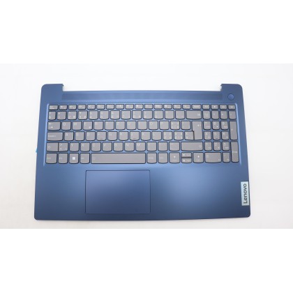Lenovo 5CB1K95220 Palmrest Top Case con tastiera, Svizzera, blu scuro, Retroilluminazione