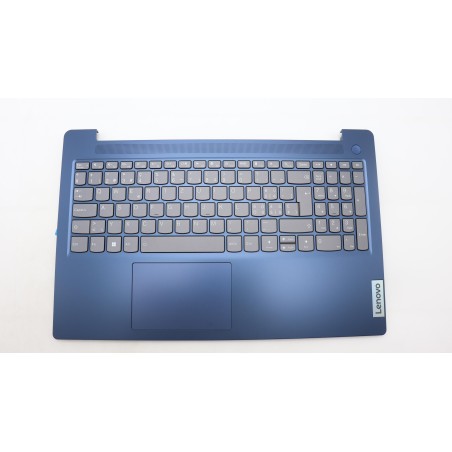 Lenovo 5CB1K95220 Palmrest Top Case con tastiera, Svizzera, blu scuro, Retroilluminazione