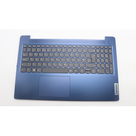 Lenovo 5CB1K95228 Palmrest Top Case con tastiera, Inglese Regno Unito, blu scuro, Senza_retroilluminazione