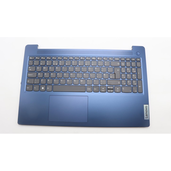 Lenovo 5CB1K95228 Palmrest Top Case con tastiera, Inglese Regno Unito, blu scuro, Senza_retroilluminazione