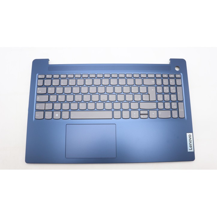 Lenovo 5CB1K95275 Palmrest Top Case con tastiera, Italiano, blu scuro, Retroilluminazione, Lettore di impronte digitali
