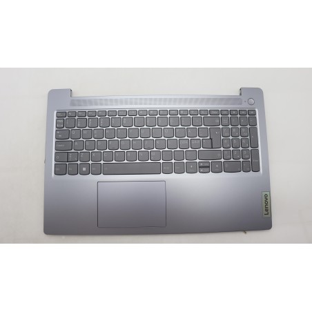 Lenovo 5CB1K96803 Palmrest Top Case con tastiera, Lingue scandinave, grigio artico, Retroilluminazione