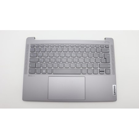Lenovo 5CB1K97040 Palmrest Top Case con tastiera, Bulgaro, grigio artico, UK