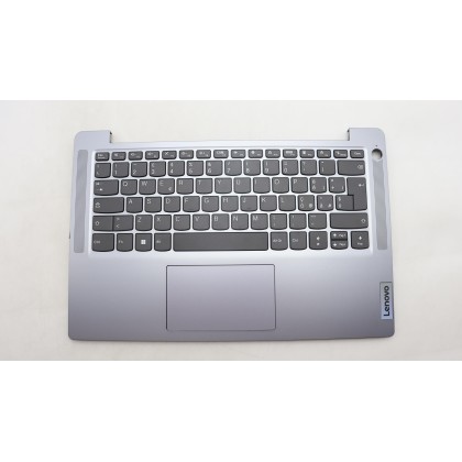 Lenovo 5CB1K97764 Palmrest Top Case con tastiera, Italiano, grigio artico, Senza_retroilluminazione, Lettore di impronte digital