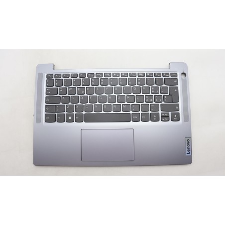 Lenovo 5CB1K97764 Palmrest Top Case con tastiera, Italiano, grigio artico, Senza_retroilluminazione, Lettore di impronte digital