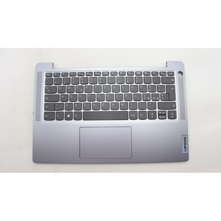 Lenovo 5CB1K97764 Palmrest Top Case con tastiera, Italiano, grigio artico, Senza_retroilluminazione, Lettore di impronte digital