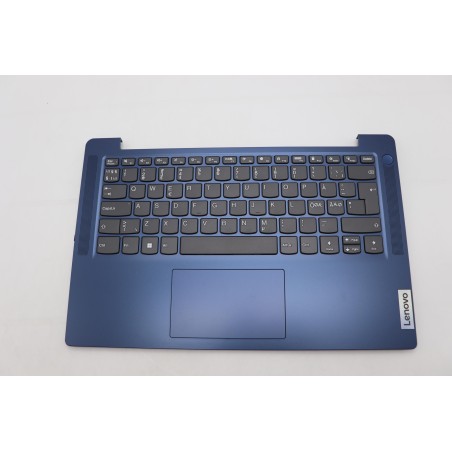 Lenovo 5CB1K97907 Palmrest Top Case con tastiera, Lingue scandinave, blu scuro, Senza_retroilluminazione, Senza lettore di impro