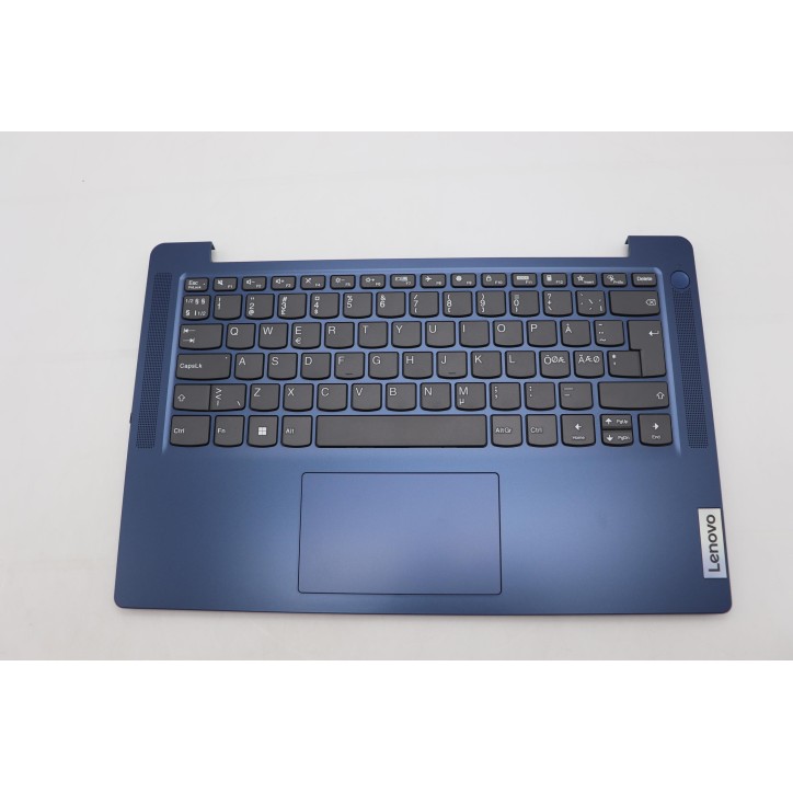 Lenovo 5CB1K97907 Palmrest Top Case con tastiera, Lingue scandinave, blu scuro, Senza_retroilluminazione, Senza lettore di impro