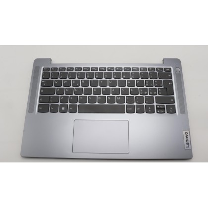 Lenovo 5CB1K97953 Palmrest Top Case con tastiera, Italiano, grigio artico, Senza_retroilluminazione, Senza lettore di impronte d