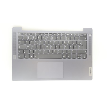 Lenovo 5CB1K97963 Palmrest Top Case con tastiera, Francese, grigio artico, Senza_retroilluminazione, Senza lettore di impronte d