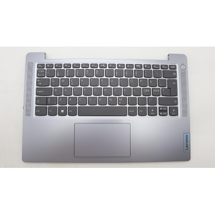 Lenovo 5CB1K97970 Palmrest Top Case con tastiera, Lingue scandinave, grigio artico, Senza_retroilluminazione, Senza lettore di i