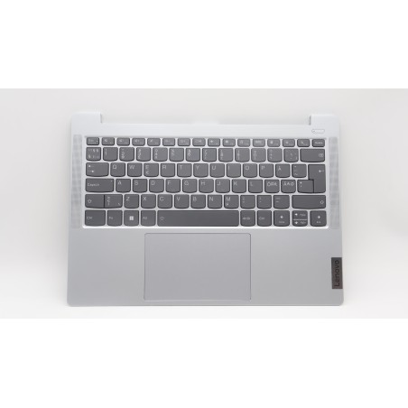 Lenovo 5CB1L10884 Palmrest Top Case con tastiera, Lingue scandinave, Grigio nuvola, Retroilluminazione, Senza lettore di impront