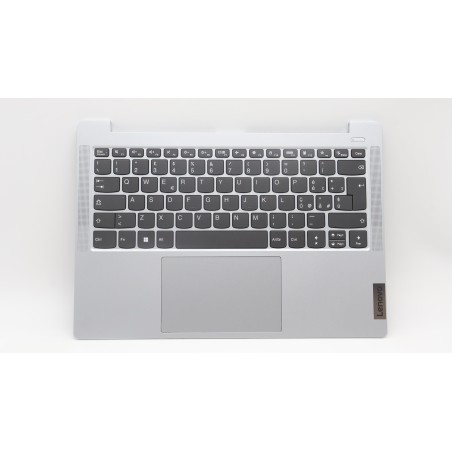Lenovo 5CB1L10910 Palmrest Top Case con tastiera, Italiano, Grigio nuvola, Senza_retroilluminazione, Senza lettore di impronte d