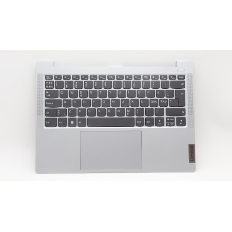 Lenovo 5CB1L10916 Palmrest Top Case con tastiera, Lingue scandinave, Grigio nuvola, Senza_retroilluminazione, Senza lettore di i